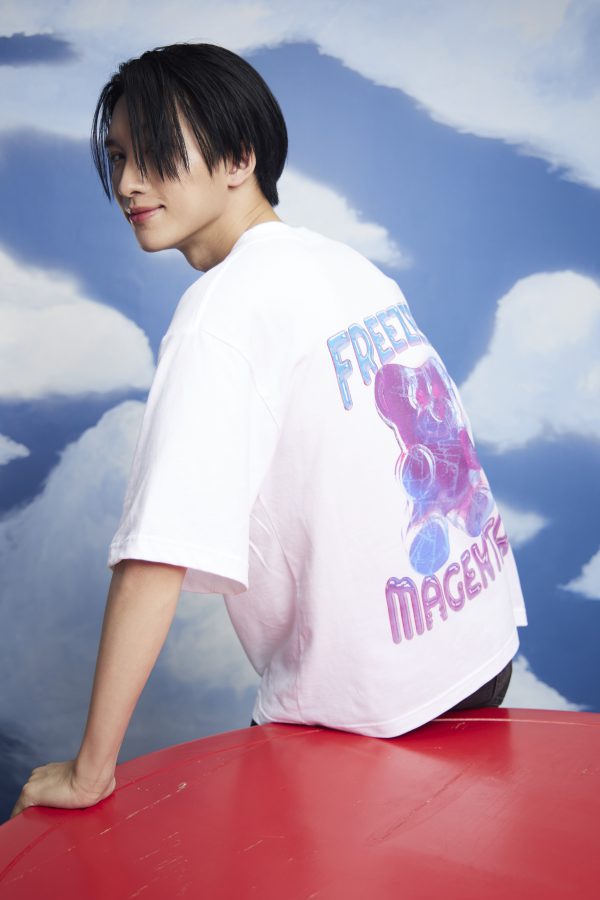 FREEZER X MAGANTA | OVERSIZED T-SHIRT WHITE