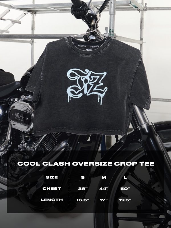 FREEZER COOL CLASH | OVERSIZE CROP TEE