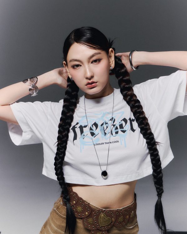 FREEZER COOL CLASH | OVERSIZE CROP TEE
