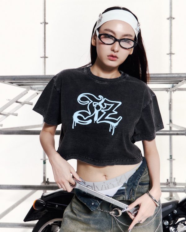 FREEZER COOL CLASH | OVERSIZE CROP TEE