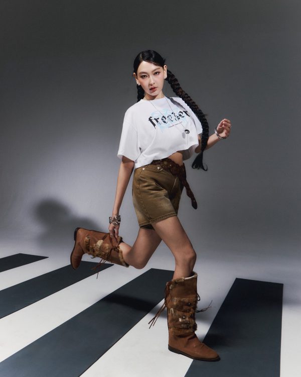 FREEZER COOL CLASH | OVERSIZE CROP TEE